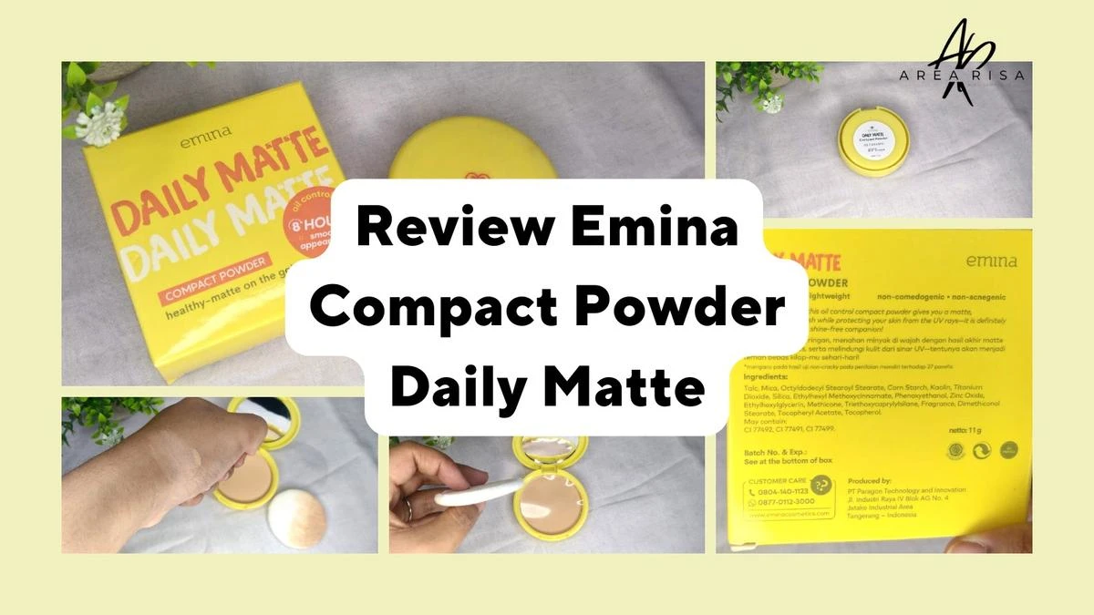 Review Emina Compact Powder Daily Matte